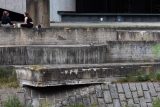 Poničená promenáda před hotelem Thermal
