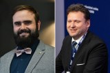 Poslanci Josef Flek (STAN) a Radek Vondráček (ANO)