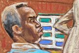Sean Combs alias P. Diddy u soudu v New Yorku, 10. 6. 2024