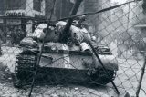 21. srpen 1968 na Vinohradské třídě v Praze