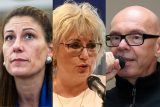 Zleva Eva Decroix (ODS), Margita Balaštíková a Oto Klempíř