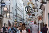 Množství turistů v Salzburku
