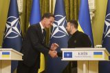 Šéf NATO Mark Rutte s ukrajinským prezidentem Volodymyrem Zelenským