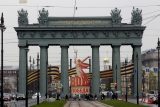 Přípravy na oslavy Dne vítězství v ruském Petrohradu