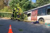 Nehoda autobusu v Karlových Varech