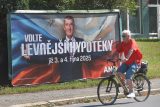 Billboard hnutí ANO, kde slibuje levnější hypotéky