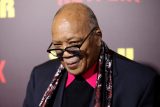 Americký hudebník, skladatel a trumpetista Quincy Jones (fotografie z 6. dubna 2017)