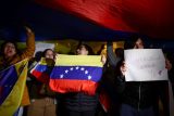 Protesty proti výsledkům venezuelských voleb v argentinském Buenos Aires