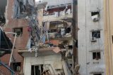 Zničená budova po izraelském útoku na Bejrút