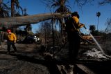 Hasiči v boji s požáry hlásí jisté pokroky, podle meteorologů ale hrozí další prudké šíření plamenů