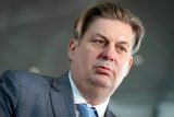 Maximilian Krah na schůzi zasedání německého Spolkového sněmu v budově Říšského sněmu Berlín, 25. března 2025