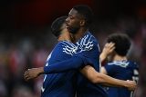 Fotbalisté Paris St. Germain v úvodním semifinále Ligy mistrů zvítězili na stadionu Arsenalu 1:0. Gól vstřelil ve čtvrté minutě Ousmane Dembélé