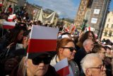 Akce na podporu polského prezidentského kandidáta Rafala Trzaskowského (Občanská koalice)