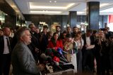 První náměstek ukrajinského ministra zahraničí Sergej Kyslycja promluvil na tiskové konferenci po jednání s ruskou delegací v Istanbulu