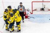Hokejisté Švédska v zápase o bronz na mistrovství světa porazili Dánsko 6:2