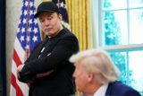 Elon Musk a Donald Trump na tiskové konferenci v Oválné pracovně