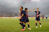 Désiré Doué se raduje z druhého gólu Paris Saint-Germain ve finále Ligy mistrů