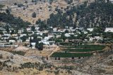 Izraelské osady východně od města Nablus na Západním břehu Jordánu (2. června 2025)