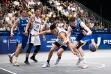 Čeští basketbalisté v zápase s Mongolskem