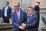 Německý kancléř Friedrich Merz a francouzský prezident Emmanuel Macron