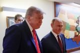 Donald Trump a Vladimir Putin při setkání na Aljašce