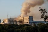 Rusové poprvé zasáhli hlavní vládní budovu na Ukrajině