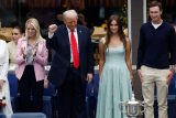 Americký prezident Donald Trump na finále US Open