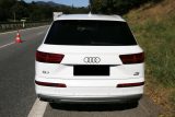 Ukradené bílé Audi zastavené policisty na Liberecku