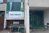 Jedna z budov zázemí fotbalového klubu ČAFC Praha