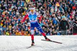 Michal Krčmář v mužské štafetě na mistrovství světa v Lenzerheide