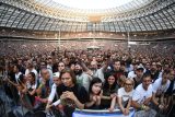 Koncert skupiny Metallica přilákal na moskevský stadion v Lužnikách 21. července 2019 desetitisíce lidí.