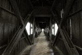 Krytá dřevěná lávka přes Ohři (Kynšperk nad Ohří)