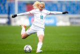 Kateřina Svitková v dresu české fotbalové reprezentace