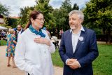 Filip Benda se senátorkou Miroslavou Němcovou