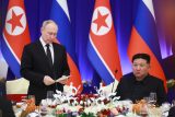 Ruský prezident Vladimir Putin a severokorejský vůdce Kim Čong-un