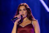 Zpěvačka Dua Lipa na hudebním festival v Austinu v americkém Texasu