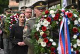 Pietní akt k uctění památky padlých v bojích o Český rozhlas v květnu roku 1945