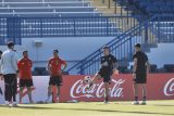 Trénink fotbalistů egyptského klubu Al-Ahly SC