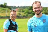 Matyáš Kozák a Matěj Pulkrab na startu přípravy teplických fotbalistů