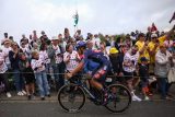 Pavel Bittner před fanoušky na Tour de France
