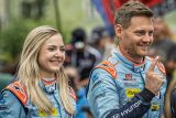 Vítězná posádka Rally Bohemia 2025 Simon Wagner a Hanna Ostlenderová