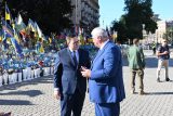 Český ministr zahraničí Jan Lipavský je na návštěvě Ukrajiny