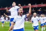 Erik Prekop slaví gól proti Austrii Vídeň