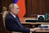 Ruský prezident Vladimir Putin se účastní jednání v Moskvě