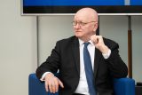Rektor Vojtěch Petráček na konferenci pořádané ČVUT
