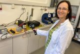 Vedoucí Oddělení kompozitních materiálů VÚSH Martina Drdlová