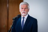 Prezident republiky Petr Pavel na tiskové konferenci po skončení povolební konzultace s předsedy politických stran a hnutí, které uspěly ve volbách do Poslanecké sněmovny,