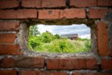 Neudržovaný statek Římského v obci Těšetice nedaleko Olomouce