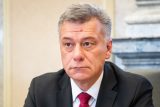 Bývalý ministr spravedlnosti Pavel Blažek (ODS) na jednání vlády, kde se řešil sporný miliardový dar jeho resortu od trestaného obchodníka s drogami
