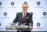 Premiér Petr Fiala po jednání vlády k výstavbě nových jaderných bloků v Dukovanech